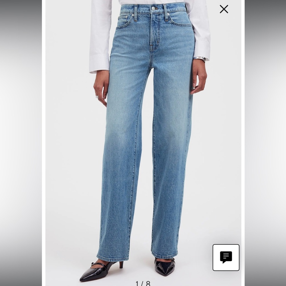 Madewell Petite Perfect Vintage Wide Leg Jean - Enmore Wash